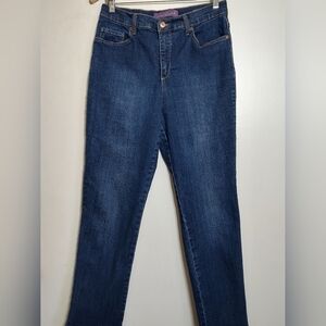 Gloria Vanderbilt Amanda Classic Straight Leg Blue Women's Jeans